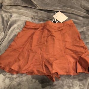 Burnt orange shorts